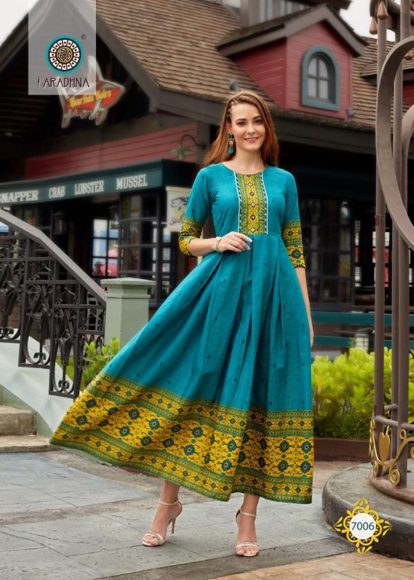 Aradhna Level 7 Ethnic Wear Long Anarkali Kurti Collection